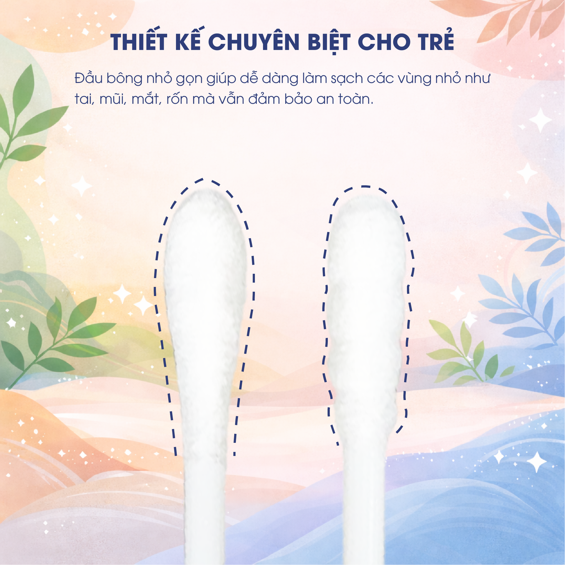 BÔNG VỆ SINH TAI MŨI EM BÉ SOFTTANA BH245209 3